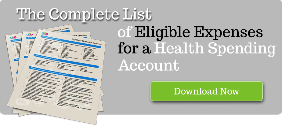 Health Spending Account Eligible Expenses 2016